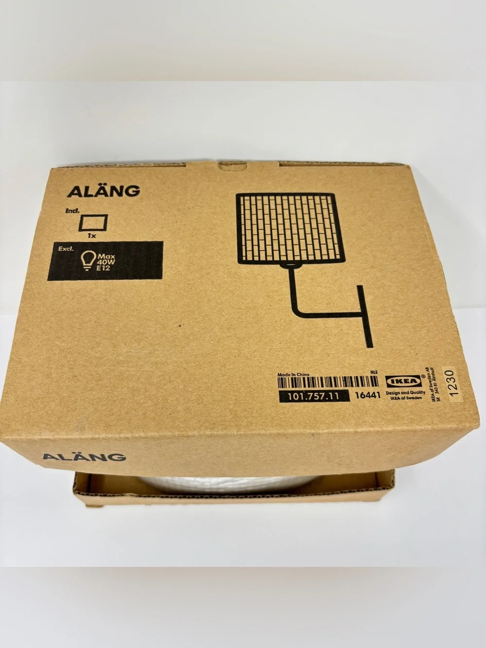 NWT IKEA Alang Wall Lamp Sconce